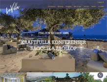 Tablet Screenshot of lavilla.se