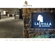 Tablet Screenshot of lavilla.cz